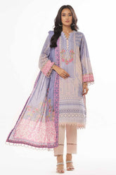 3 Piece Unstitched Printed Lawn Suit CLP-42093